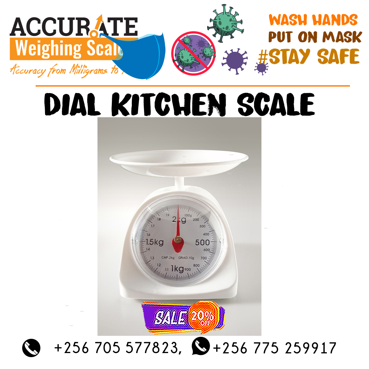 Mechanical dial baby medical scales Kampala Uganda